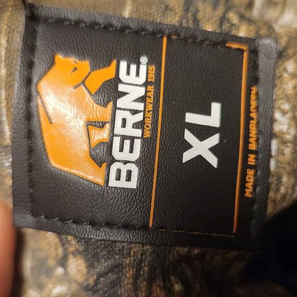 Berne Apparel Insulated Duck Bib Overall - Picture 3 of 3